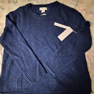Blue Crew Neck Sweater